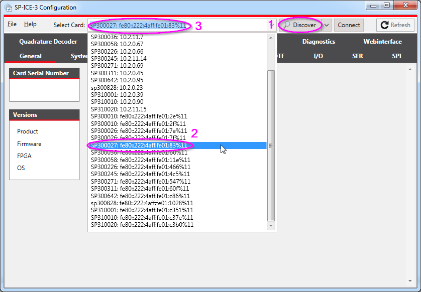 SP-ICE-3 Configuration-Discovered